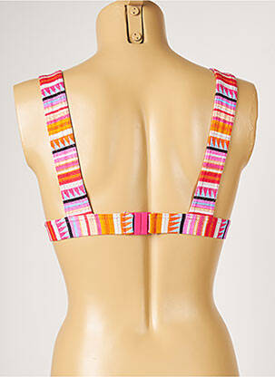 Sutien de costum de baie elasticitate top triunghiuri portocaliu BANANA MOON femeie