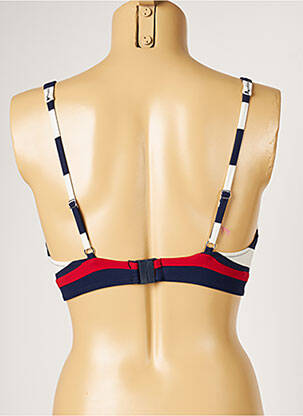 Sutien de costum de baie elasticitate top triunghiuri albastru BANANA MOON femeie