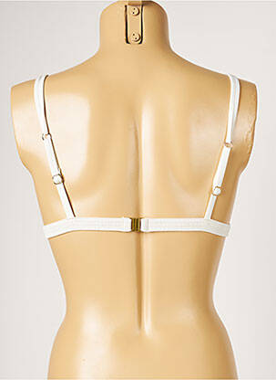 Sutien de costum de baie elasticitate top triunghiuri bej BANANA MOON femeie