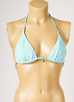 Sutien de costum de baie elasticitate top triunghiuri albastru BANANA MOON femeie