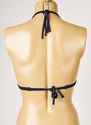Sutien de costum de baie elasticitate top triunghiuri albastru BANANA MOON femeie