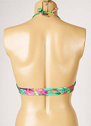 Sutien de costum de baie elasticitate top triunghiuri verde BANANA MOON femeie