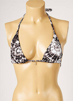 Sutien de costum de baie elasticitate top triunghiuri gri BANANA MOON femeie