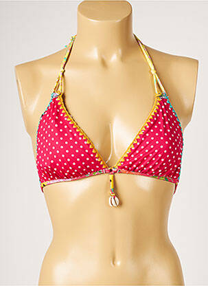 Sutien de costum de baie elasticitate top triunghiuri albastru BANANA MOON femeie