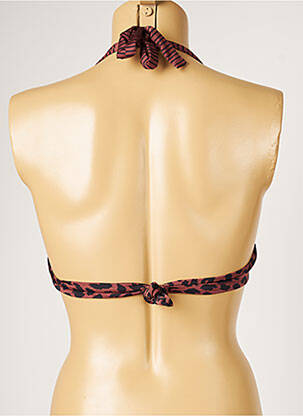 Sutien de costum de baie elasticitate top sutien modelat maro LIVIA femeie