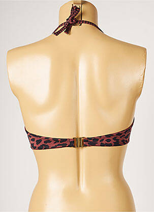 Sutien de costum de baie elasticitate top sutien modelat maro LIVIA femeie