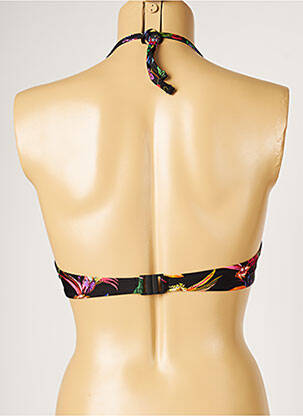 Sutien de costum de baie elasticitate top sutien modelat negru LIVIA femeie