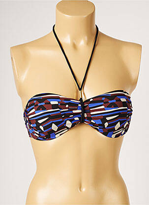 Sutien de costum de baie elasticitate top sutien modelat maro LIVIA femeie