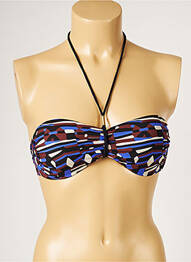 Sutien de costum de baie elasticitate top sutien modelat maro LIVIA femeie
