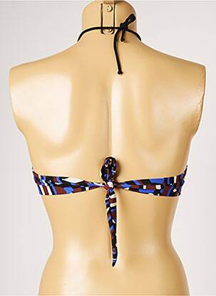 Sutien de costum de baie elasticitate top sutien modelat maro LIVIA femeie