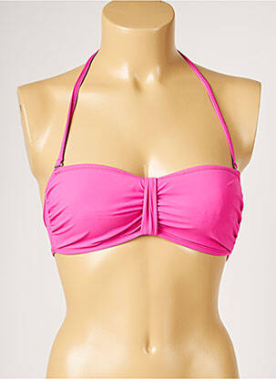 Sutien de costum de baie elasticitate top sutien modelat roz LIVIA femeie