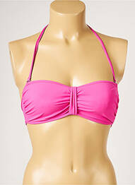 Sutien de costum de baie elasticitate top sutien modelat roz LIVIA femeie