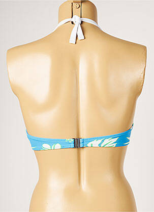 Sutien de costum de baie elasticitate top sutien modelat albastru LIVIA femeie