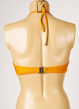 Sutien de costum de baie elasticitate top sutien modelat galben LIVIA femeie