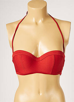 Sutien de costum de baie elasticitate top sutien modelat portocalie LIVIA femeie