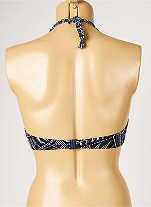 Sutien de costum de baie elasticitate top sutien modelat albastru LIVIA femeie