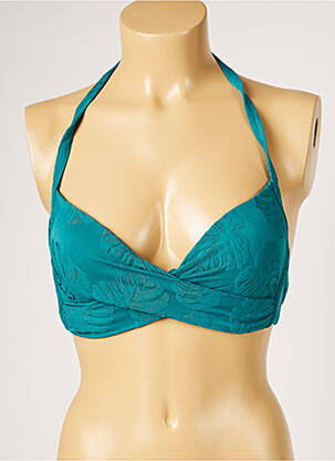 Sutien de costum de baie elasticitate top sutien modelat verde LIVIA femeie