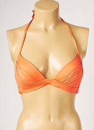 Sutien de costum de baie elasticitate top sutien push-up portocaliu LIVIA femme