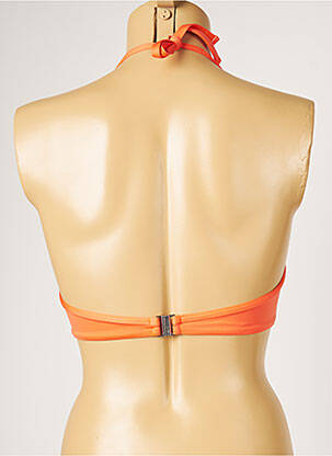 Sutien de costum de baie elasticitate top sutien push-up portocalie LIVIA femeie