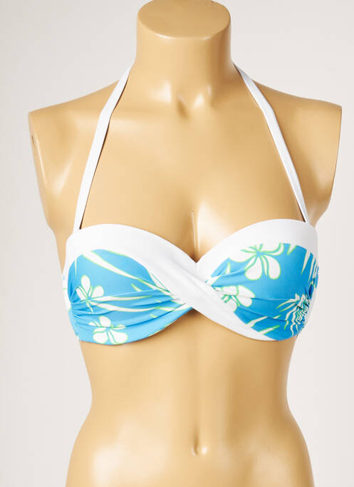 Sutien de costum de baie albastru LIVIA femeie