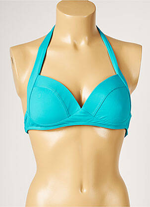 Sutien de costum de baie elasticitate top sutien modelat albastru LIVIA femeie