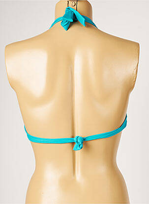 Sutien de costum de baie elasticitate top sutien modelat albastru LIVIA femeie