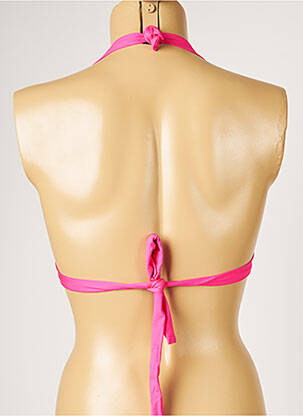 Sutien de costum de baie elasticitate top sutien modelat roz LIVIA femeie