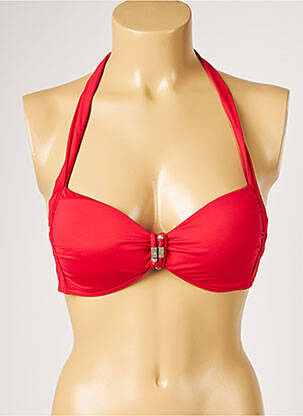 Sutien de costum de baie roșu LIVIA femeie