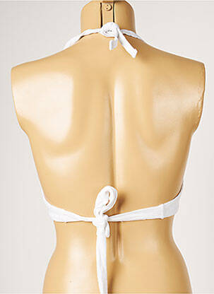 Sutien de costum de baie elasticitate top sutien modelat alb LIVIA femeie