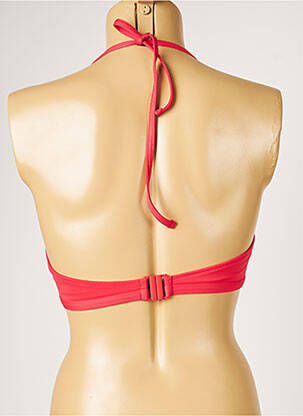 Sutien de costum de baie elasticitate top sutien modelat roșu LIVIA femeie