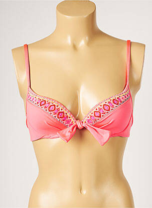 Sutien de costum de baie top sutien modelat top sutien modelat roz LIVIA femeie
