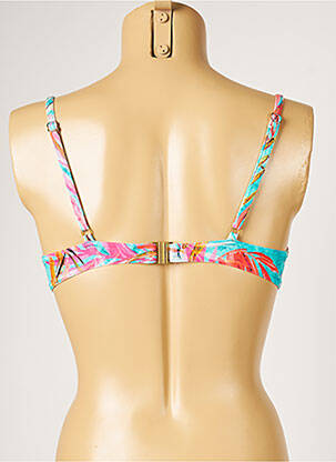 Sutien de costum de baie elasticitate top sutien modelat albastru LIVIA femeie