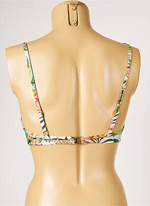Sutien de costum de baie elasticitate top sutien modelat verde LIVIA femeie