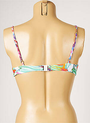 Sutien de costum de baie elasticitate top sutien push-up albastru LIVIA femeie