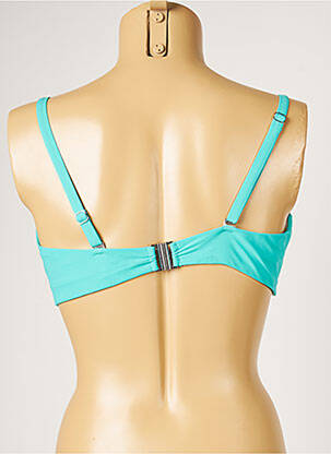 Sutien de costum de baie elasticitate top sutien modelat albastru LIVIA femeie