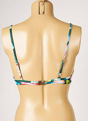 Sutien de costum de baie elasticitate top sutien modelat verde LIVIA femeie