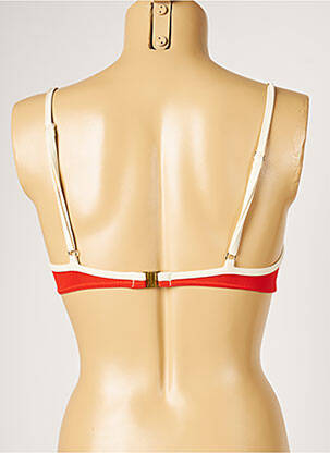 Sutien de costum de baie top sutien modelat top sutien modelat portocalie LIVIA femeie