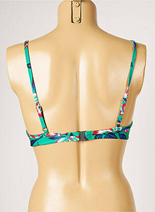 Sutien de costum de baie elasticitate top sutien modelat verde LIVIA femeie