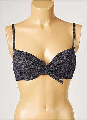 Sutien de costum de baie elasticitate top sutien push-up albastru LIVIA femeie