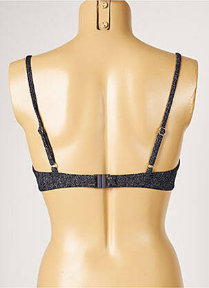 Sutien de costum de baie elasticitate top sutien push-up albastru LIVIA femeie