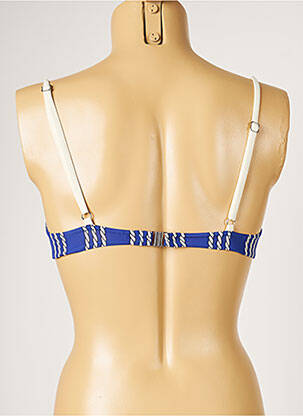 Sutien de costum de baie elasticitate top sutien modelat albastru LIVIA femeie