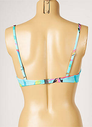 Sutien de costum de baie elasticitate top sutien modelat albastru LIVIA femeie