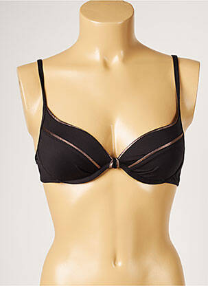 Sutien de costum de baie elasticitate top sutien modelat negru LIVIA femeie