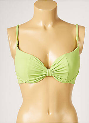 Sutien de costum de baie elasticitate top sutien modelat verde LIVIA femeie