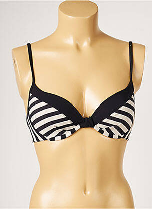Sutien de costum de baie elasticitate top sutien modelat negru LIVIA femeie