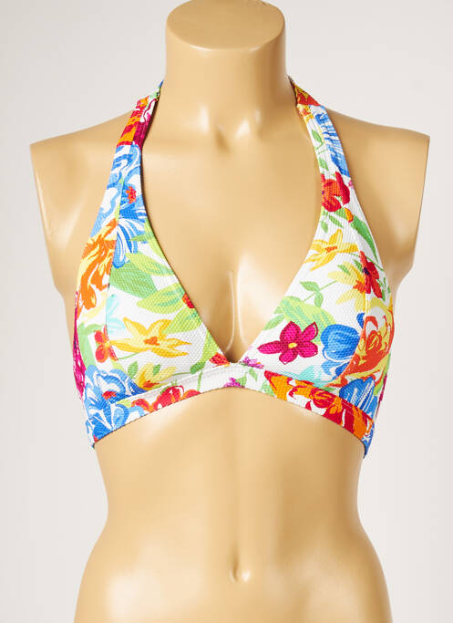 Sutien de costum de baie elasticitate sutien cu susținere înaltă și burete detașabil verde LIVIA femme