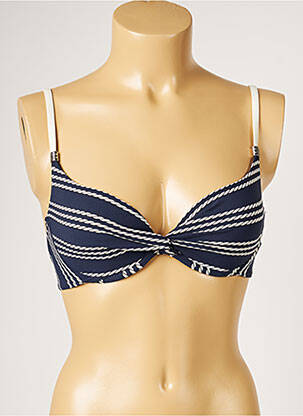 Sutien de costum de baie top sutien modelat top sutien modelat albastru LIVIA femeie