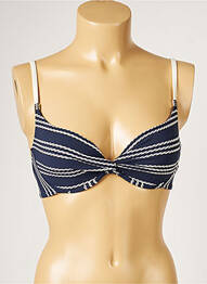 Sutien de costum de baie top sutien modelat top sutien modelat albastru LIVIA femeie