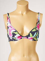 Sutien de costum de baie bretele elastice reglabile verde LIVIA femeie