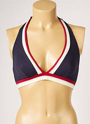 Sutien de costum de baie elasticitate albastru LIVIA femeie
